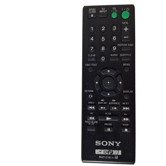 Sony DVD Player Remote Control RMT-D197A - Picture 1 of 3